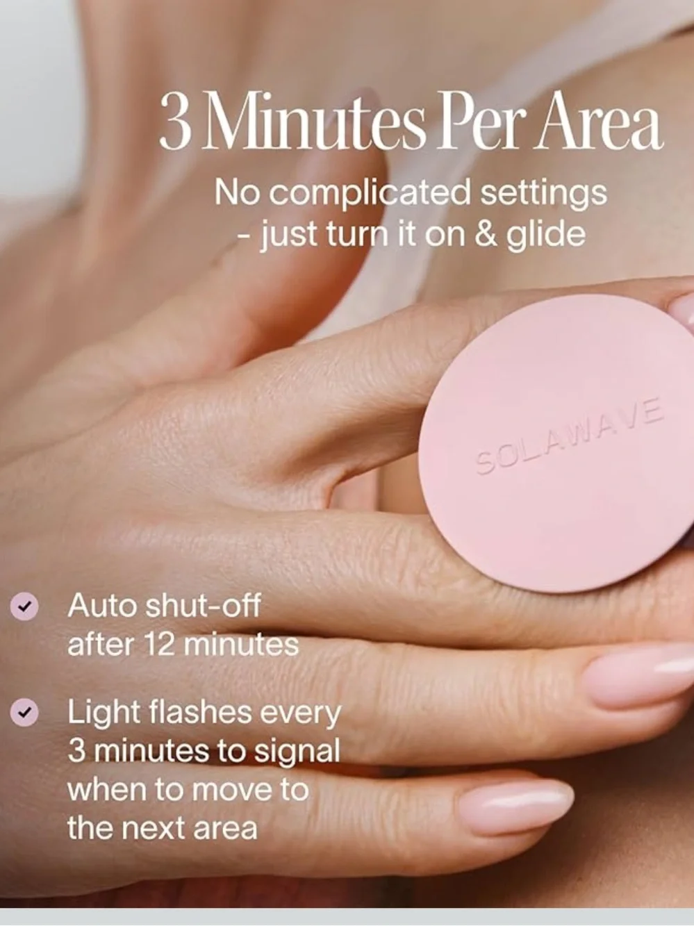 Solawavw Radiant renewal 2 in 1 skincare mini red and infrared light compact - Picture 5 of 8
